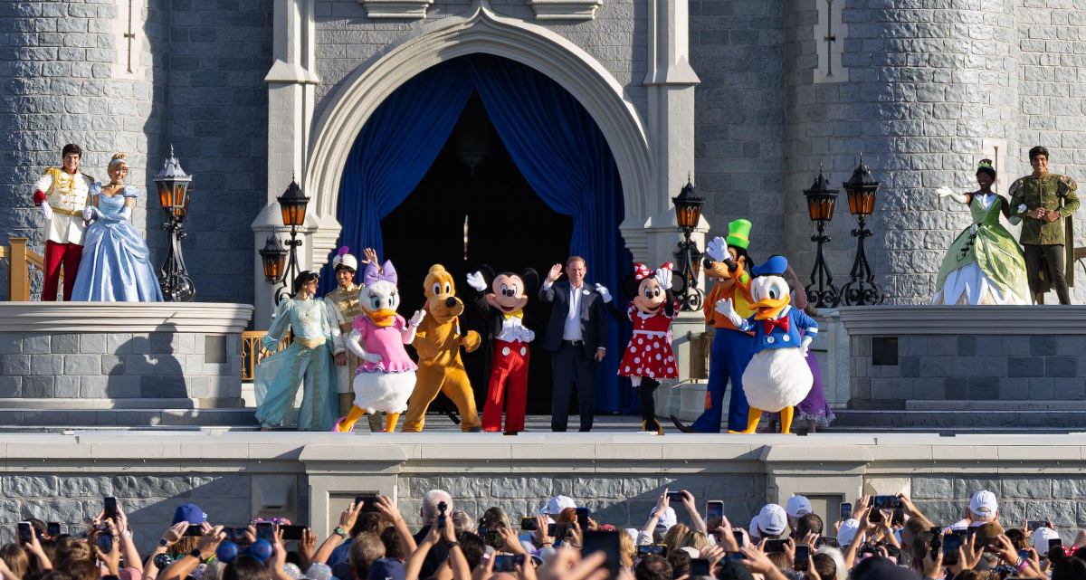 Disney World Opens 55th Anniversary at Cinderella Castle