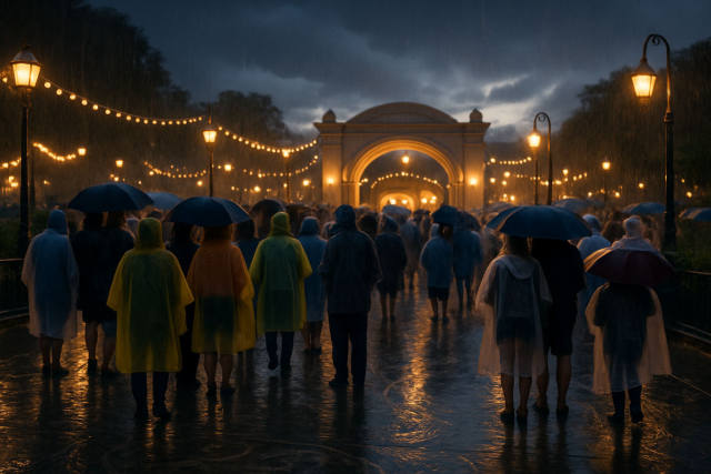 Back-to-Back Storms Flood EPCOT, Shut Down Disney World Rides