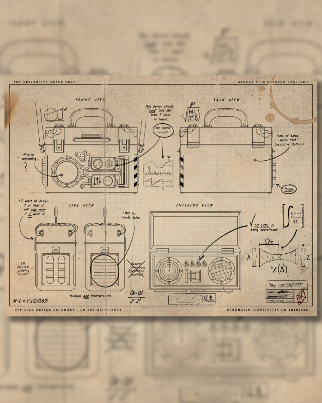 Imagineering Reveals Timeskipper in S.E.A. Mystery