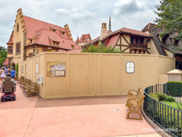 EPCOT's Germany Pavilion Has Some Noticeable Construction Going On