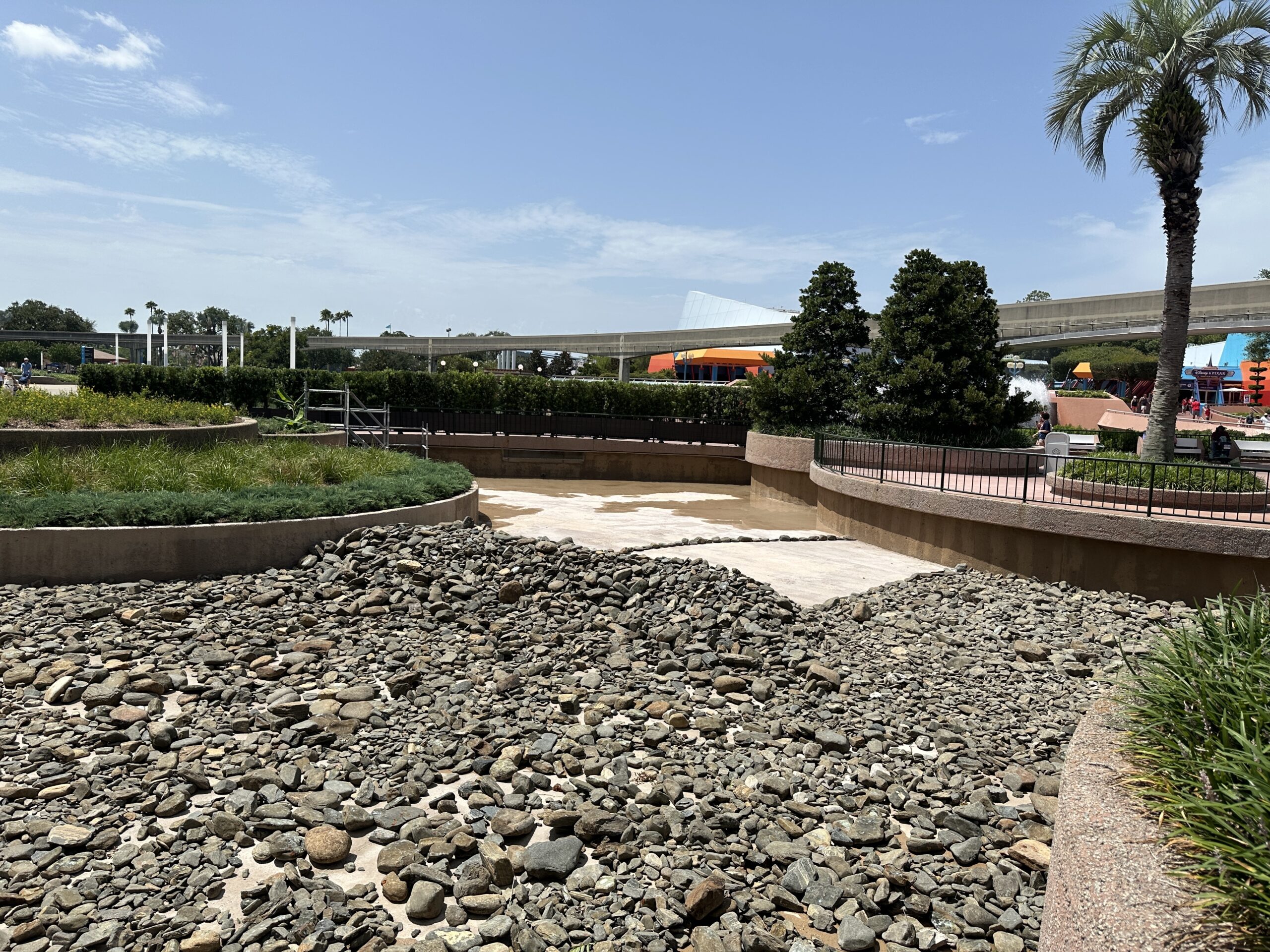 EPCOT's World Celebration Pool Gets Its Rocks Back