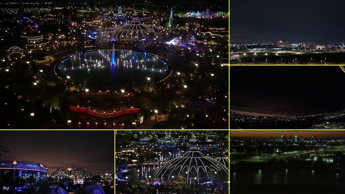 Epic Universe's Fourth of July Fireworks Captured from Six Angles