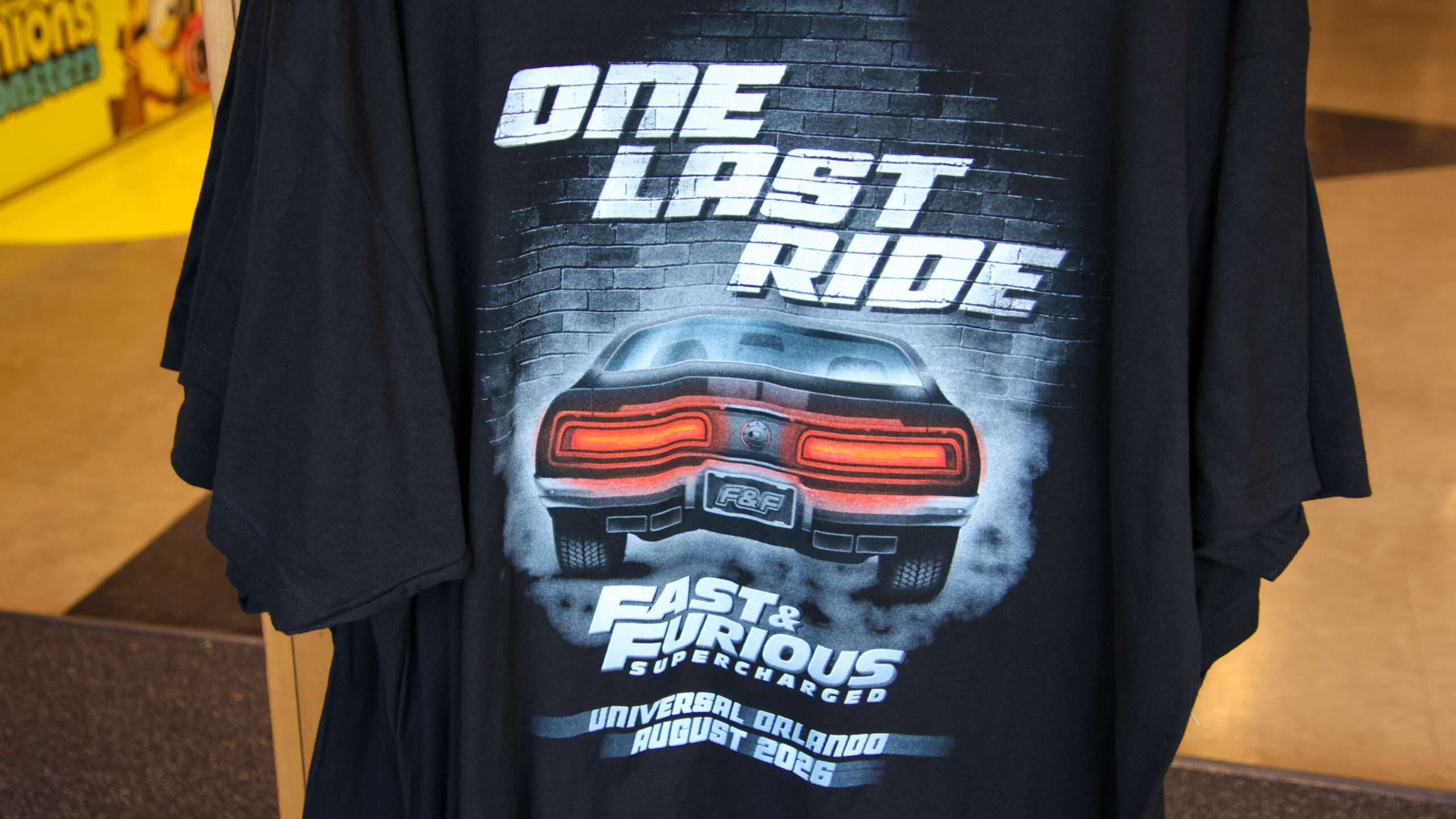 Fast & Furious: Supercharged Gets a Farewell T-Shirt at Universal Orlando