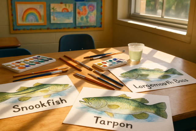 Florida Fish Art Contest Now Open for K–12 Students