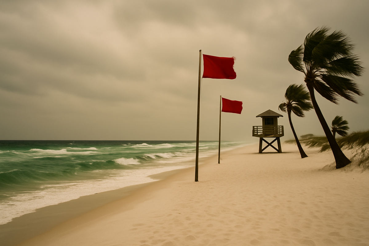 August Rip Current Risk Is Rising on Florida Panhandle Beaches