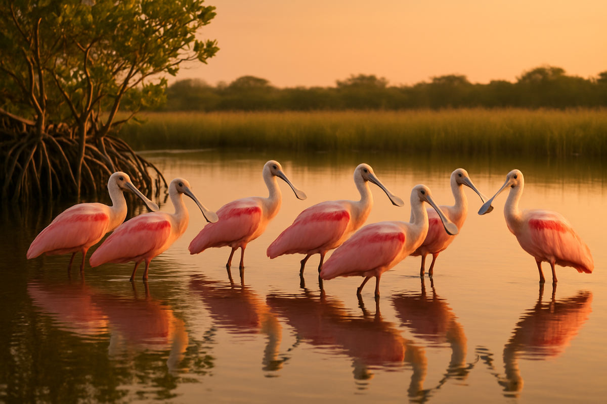 Florida Roseate Spoonbills: Best Sites & When to Go
