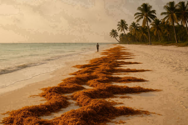 Sargassum Seaweed Hits 14 Florida Beaches This Summer