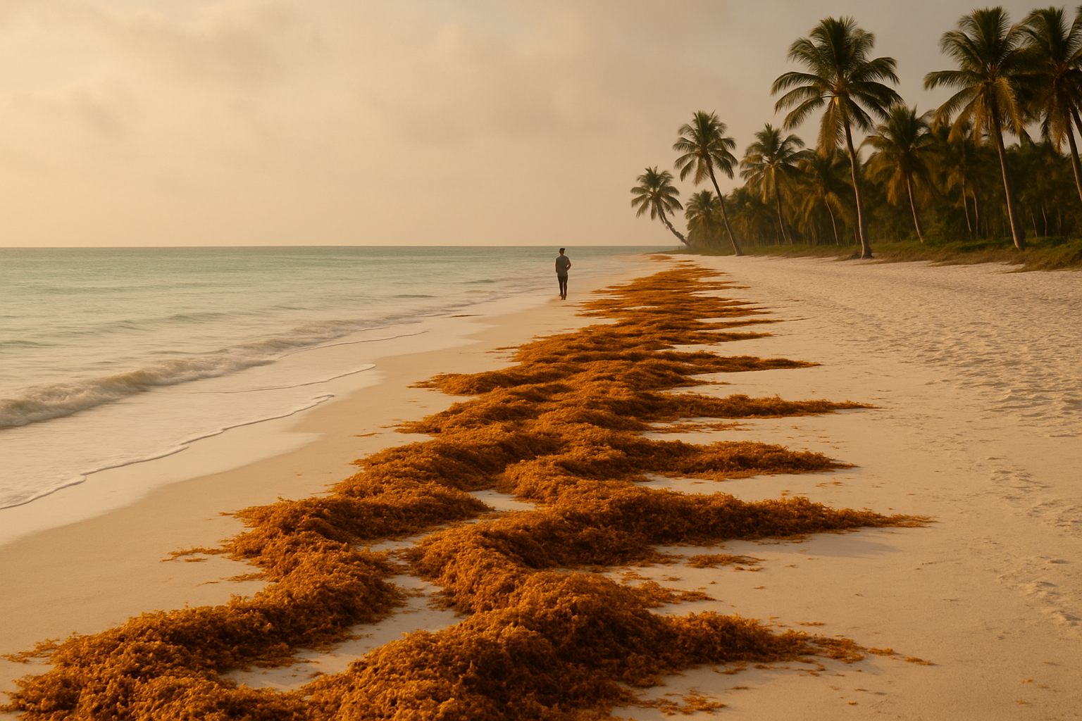 Sargassum Seaweed Hits 14 Florida Beaches This Summer