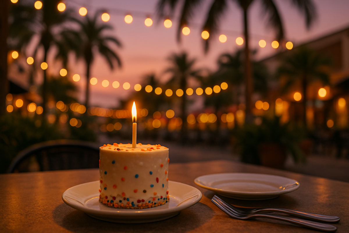 Disney Springs Birthday Dinner Ends With a Candle — and Nothing Else
