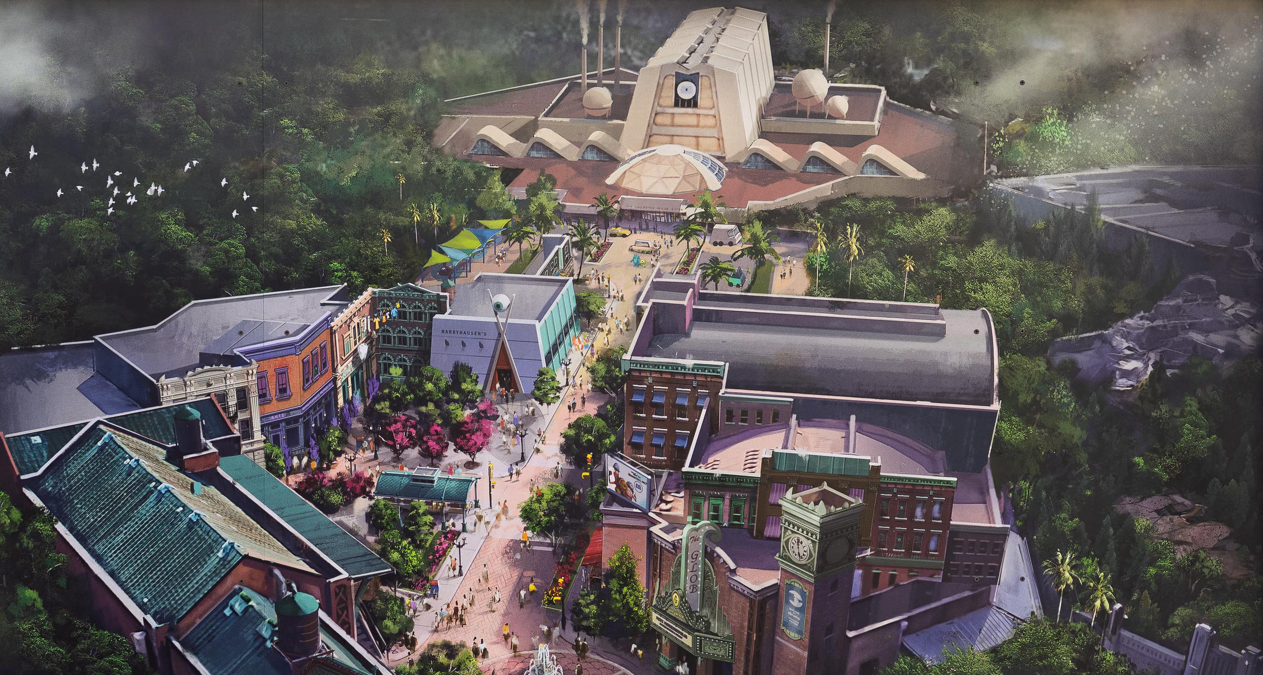 Glob Theater Electrical Work Signals Progress in Monstropolis