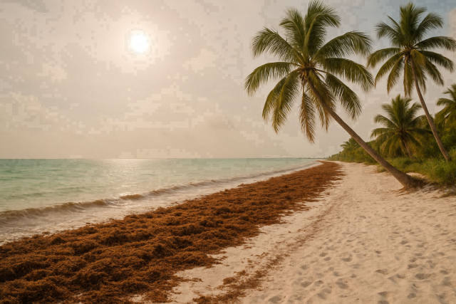 Sargassum Hits Near-Record Levels in Gulf and Caribbean