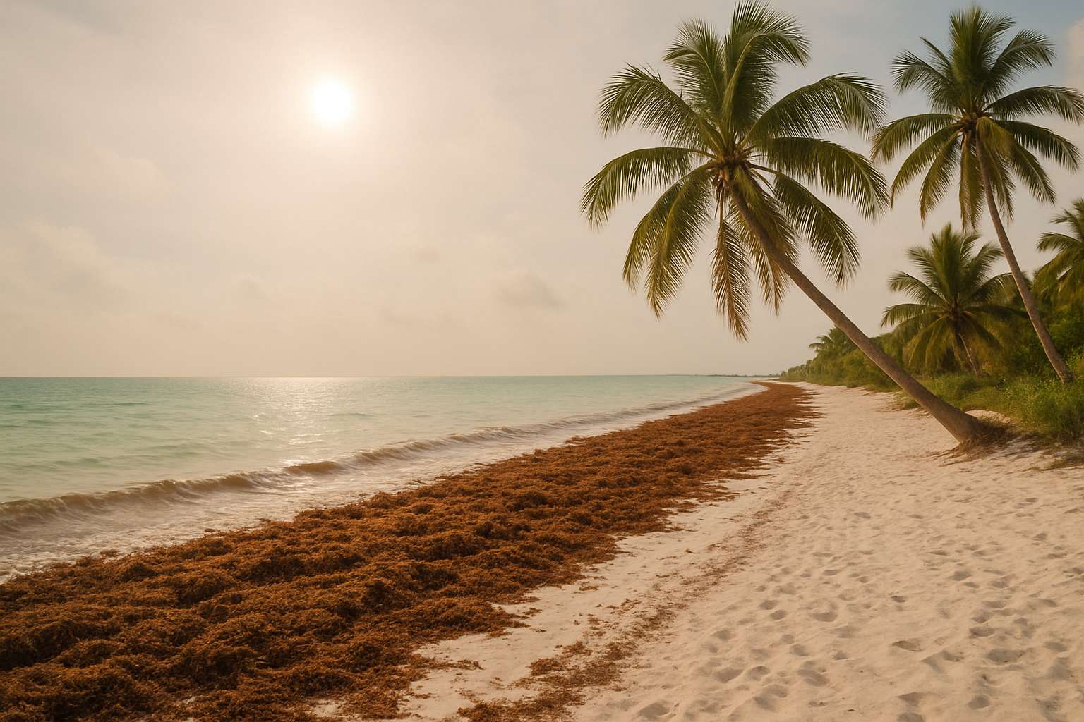 Sargassum Hits Near-Record Levels in Gulf and Caribbean