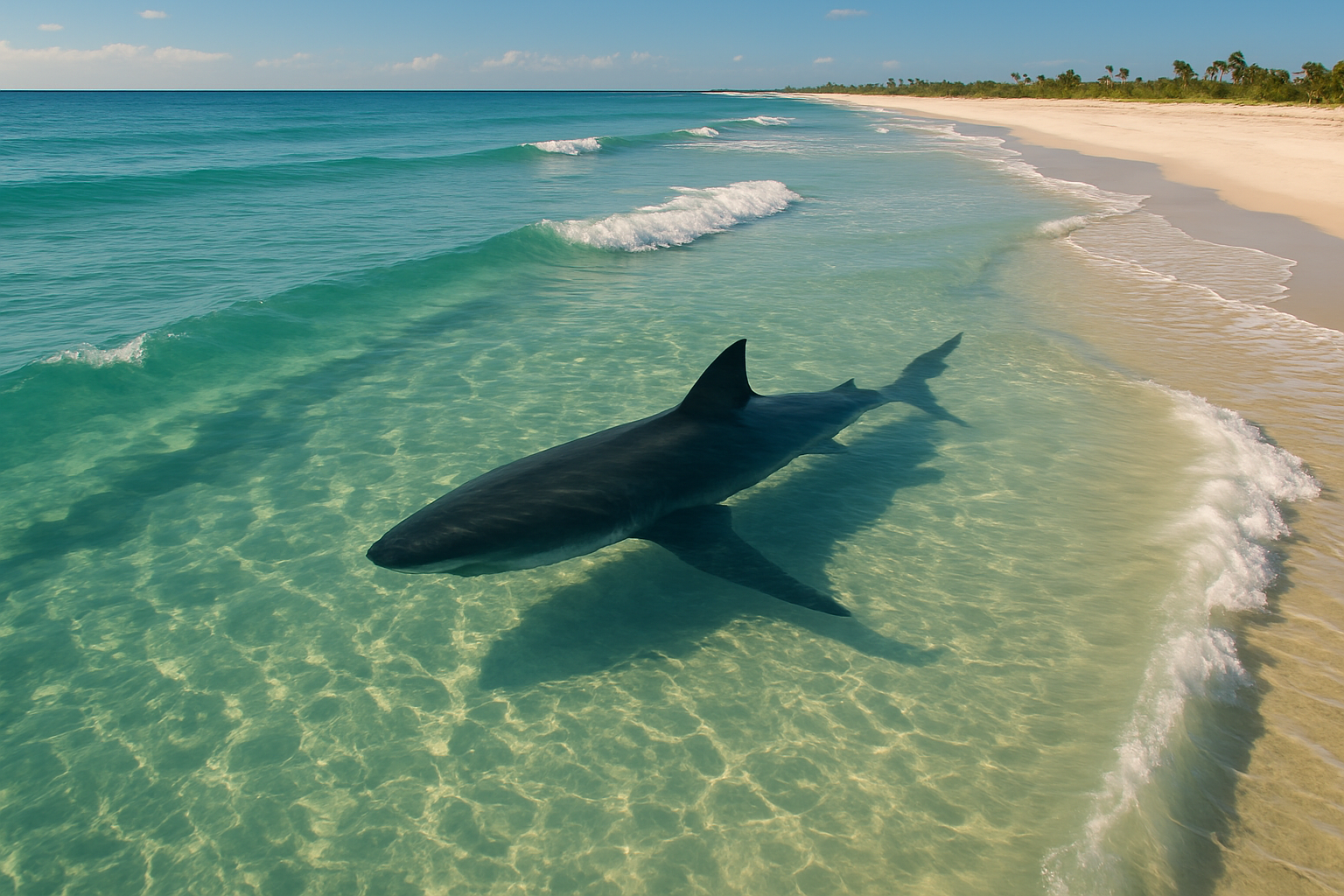 1,400-Pound Great White Shark Tracked Near Daytona Beach