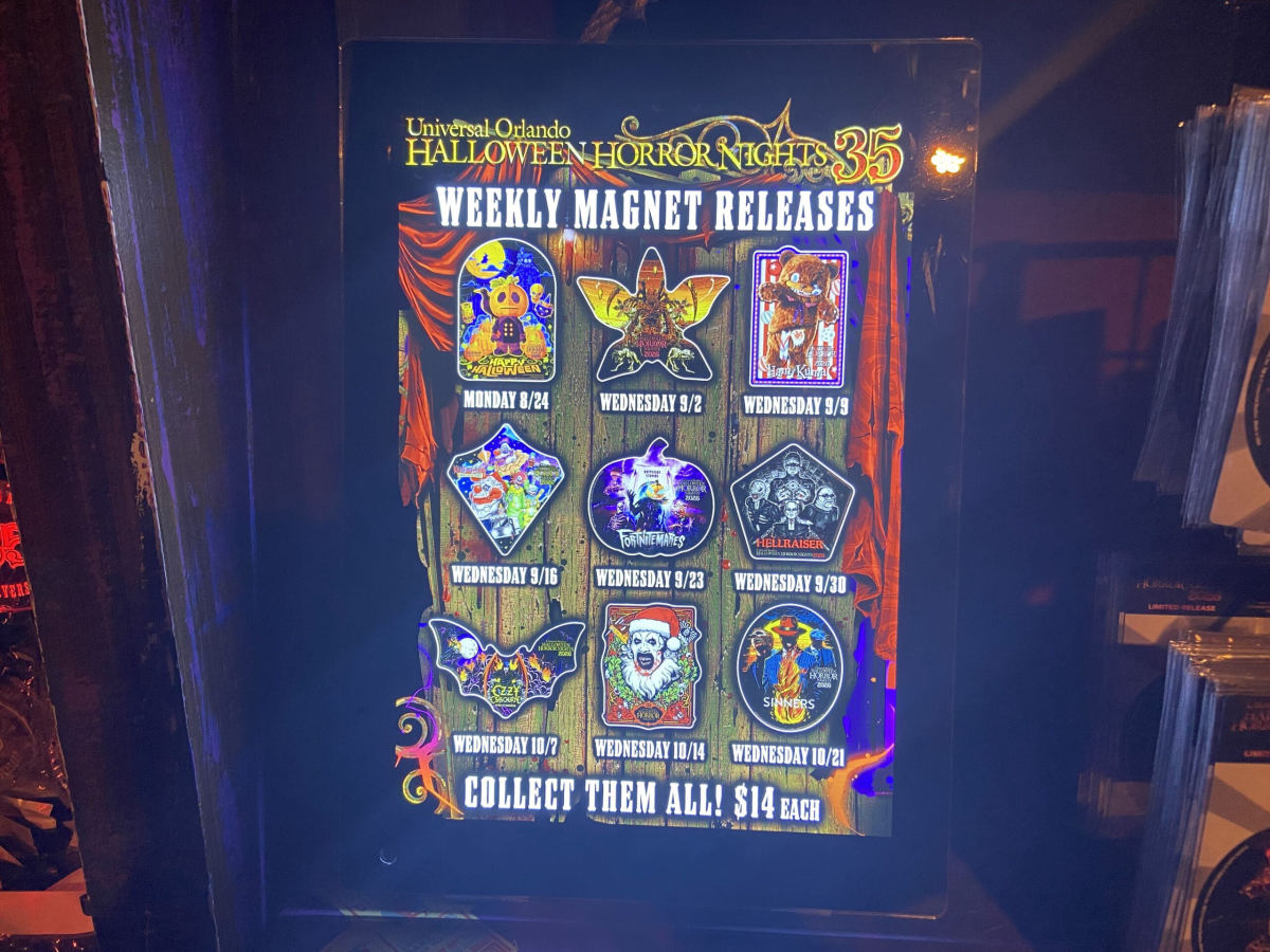 Halloween Horror Nights 35 Weekly Magnet Lineup Grows