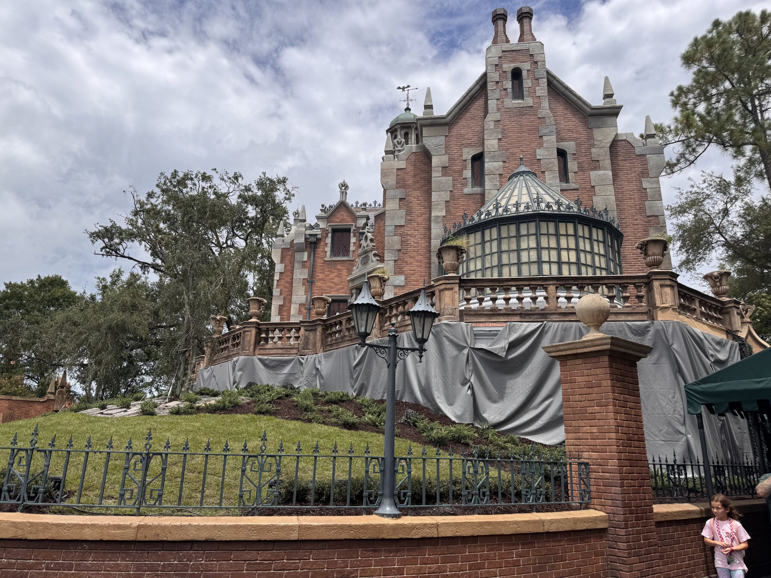 Haunted Mansion's Hillside Gets Fresh Landscaping at Magic Kingdom