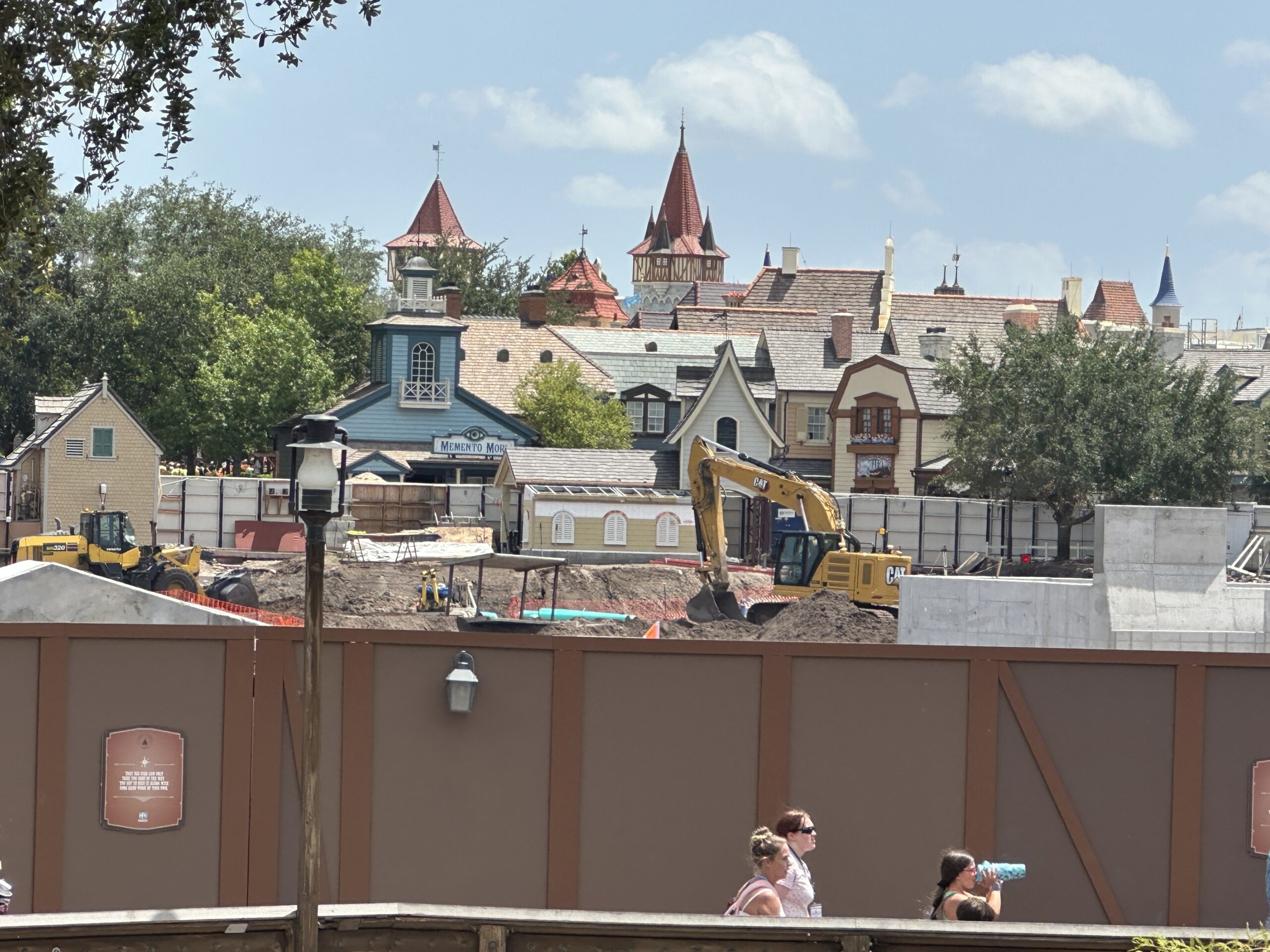 Haunted Mansion Queue Building Gets New Paneling and Shutters