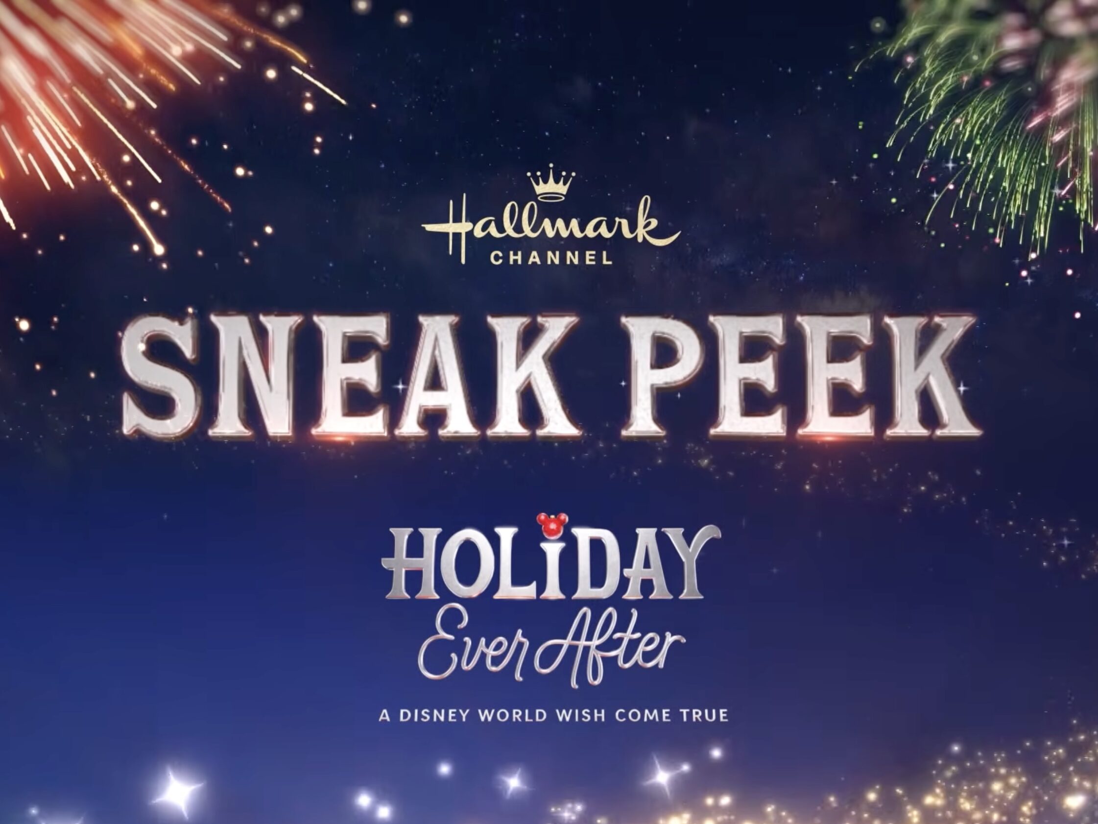Hallmark's Disney World Christmas Movie Gets a First Look