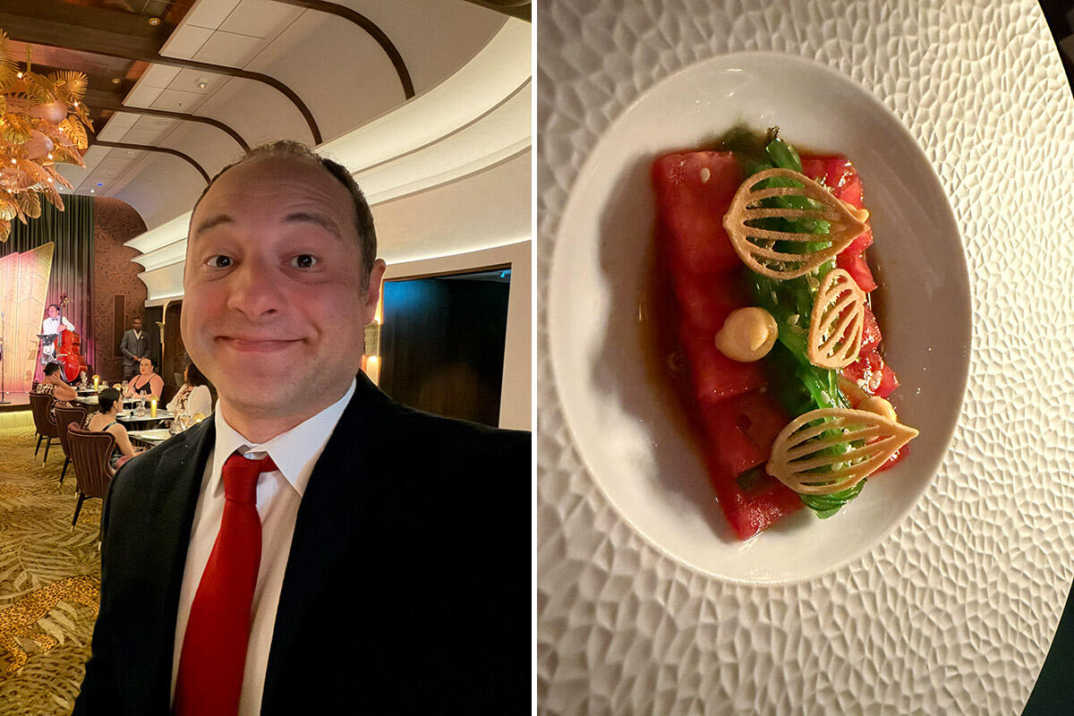 Inside Hollywoodland Supper Club, Royal Caribbean's Fanciest Table