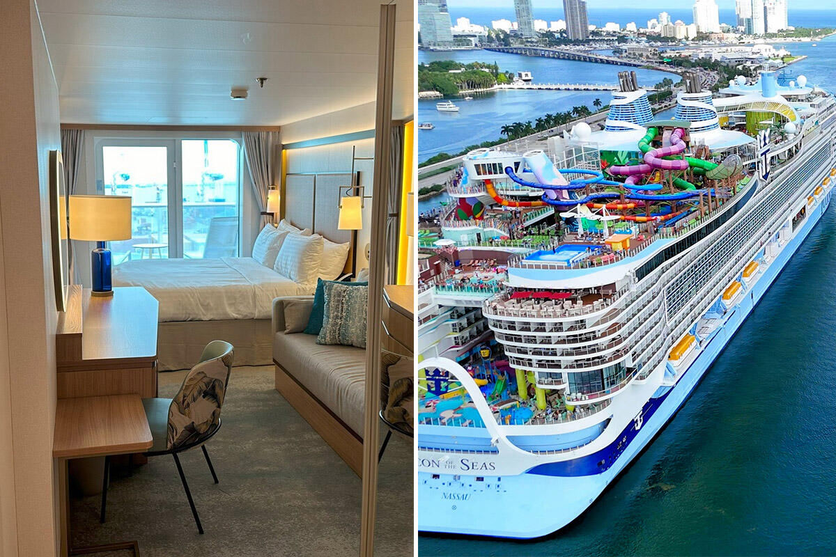 What a Standard Balcony Cabin Is Like on Icon of the Seas