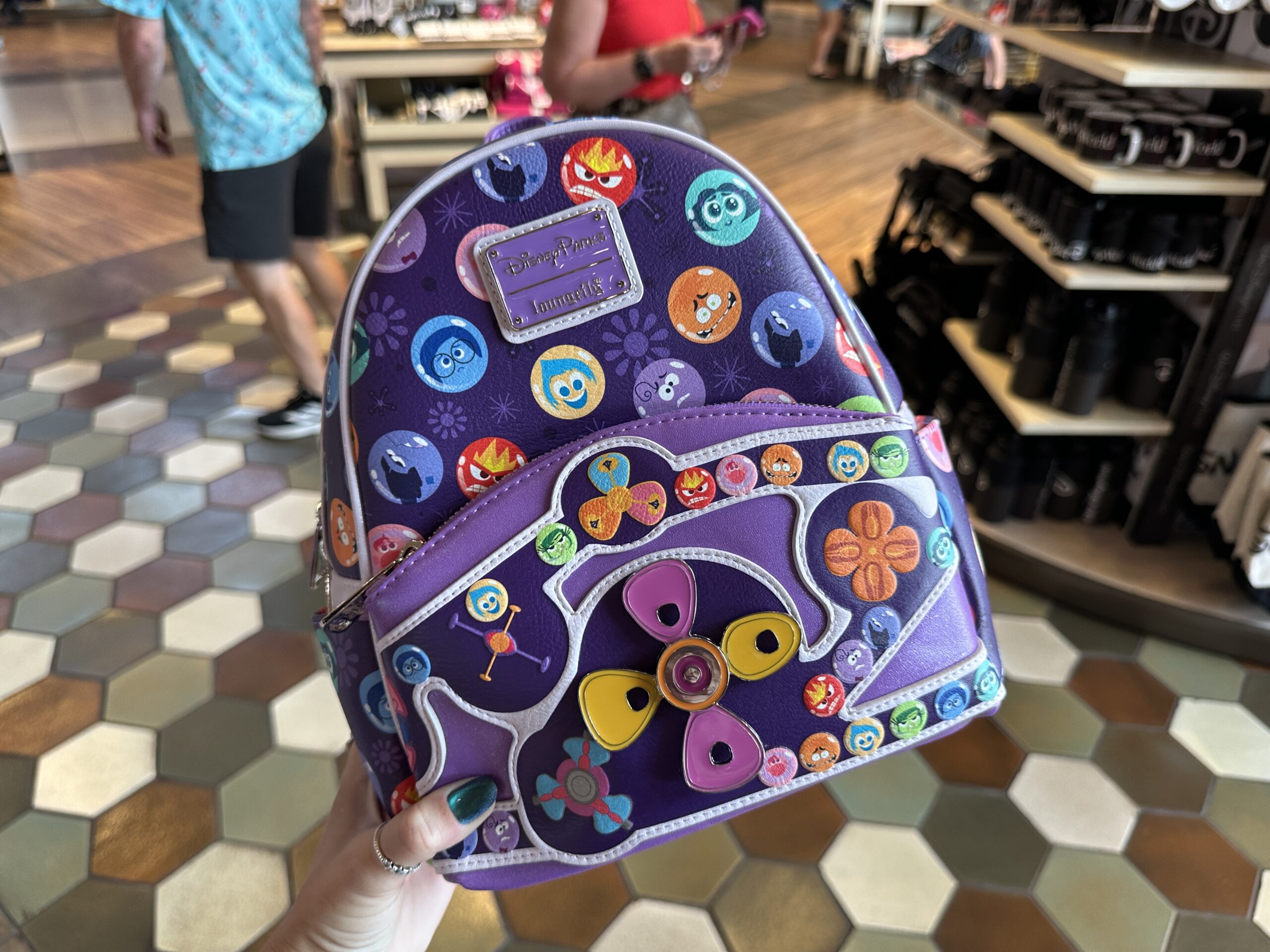 New Inside Out Loungefly Backpack Spotted at Disney Springs