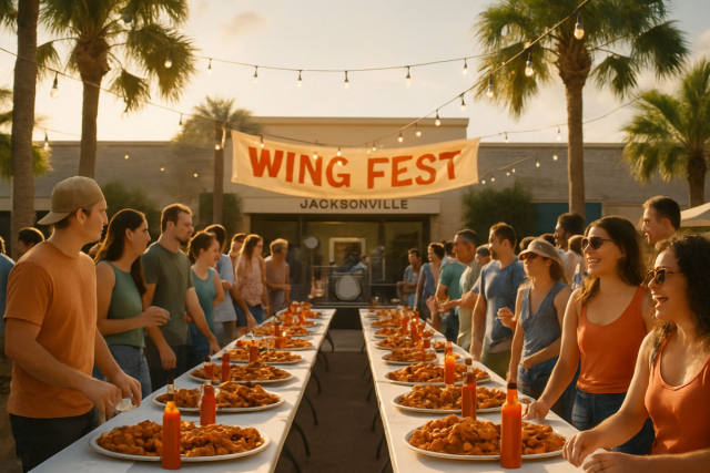 Jacksonville Wing Contest & Hot Sauce Event Lands a Rock Star