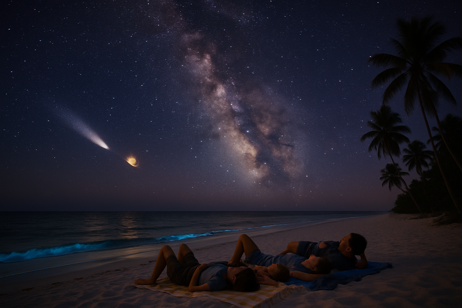 July 2026 Brings Comets, Saturn's Rings & More to Florida Skies