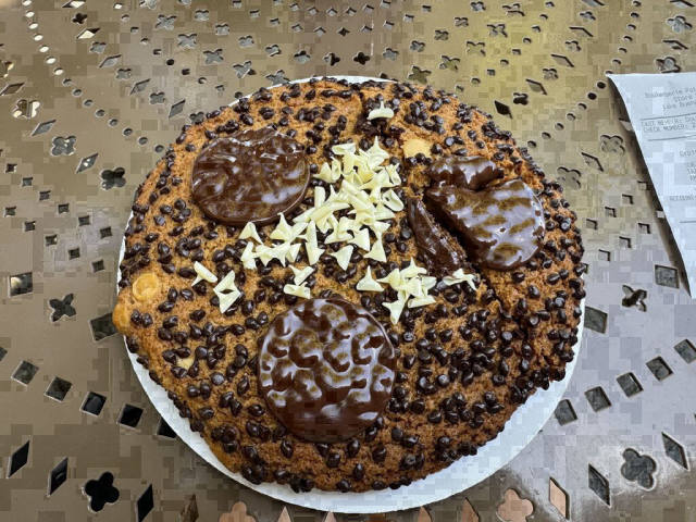 Giant Triple Chocolate Cookie Lands at EPCOT's France Pavilion