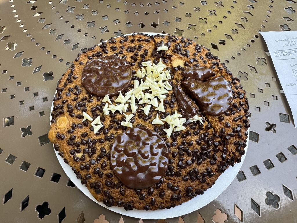 Giant Triple Chocolate Cookie Lands at EPCOT's France Pavilion