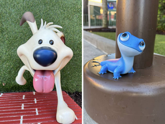 Two New Animal Statues Arrive in Animation Courtyard at Hollywood Studios