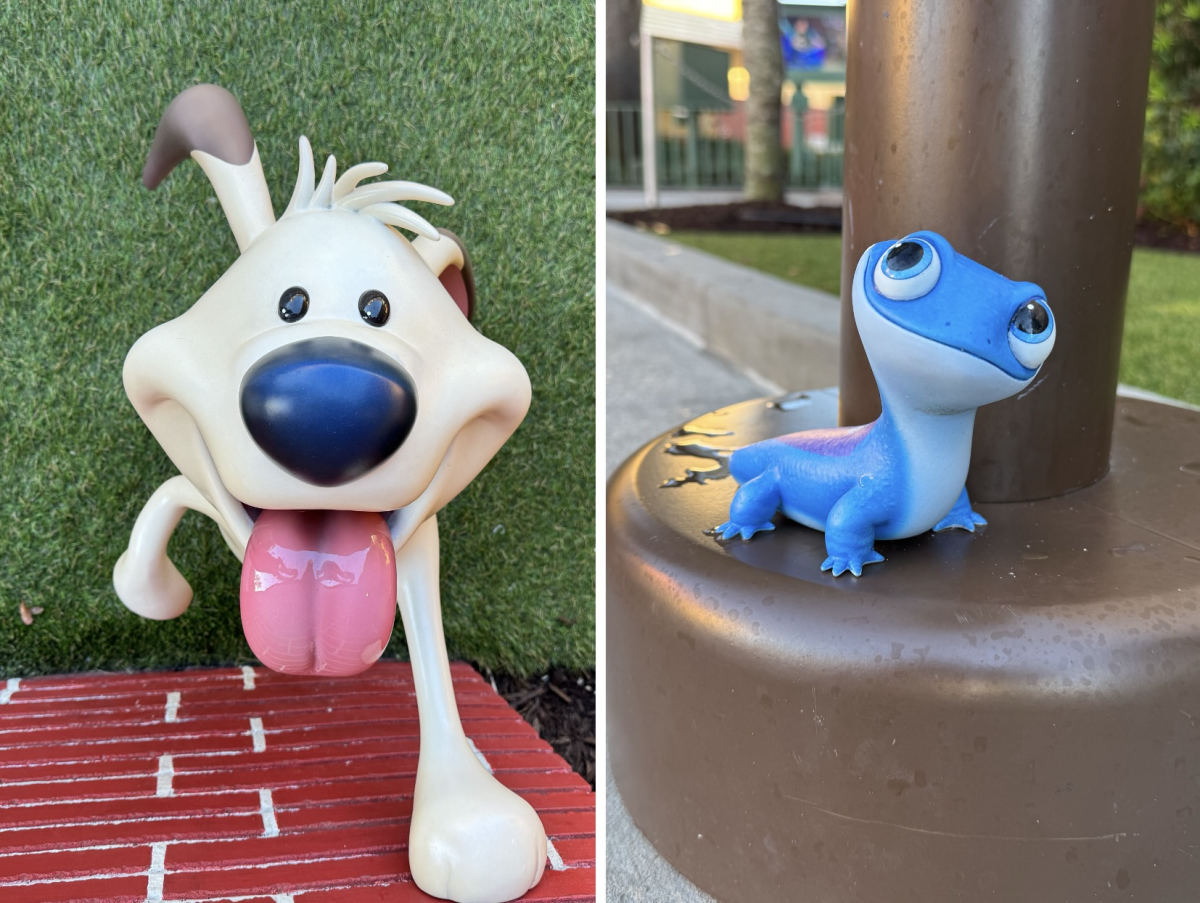 Two New Animal Statues Arrive in Animation Courtyard at Hollywood Studios