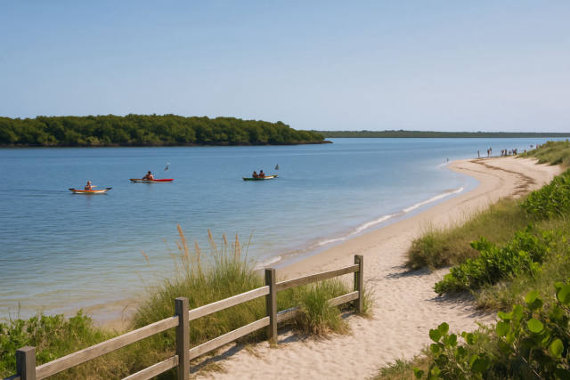 MacArthur Beach: Kayaks, Snorkeling, Parking & Munyon Island