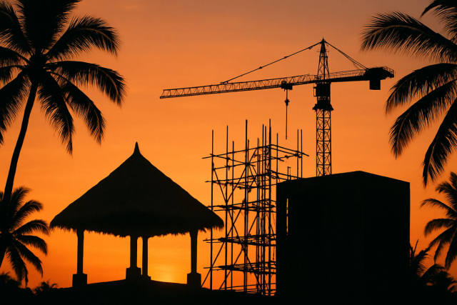 Mystery Building Rising Behind Magic Kingdom's Adventureland