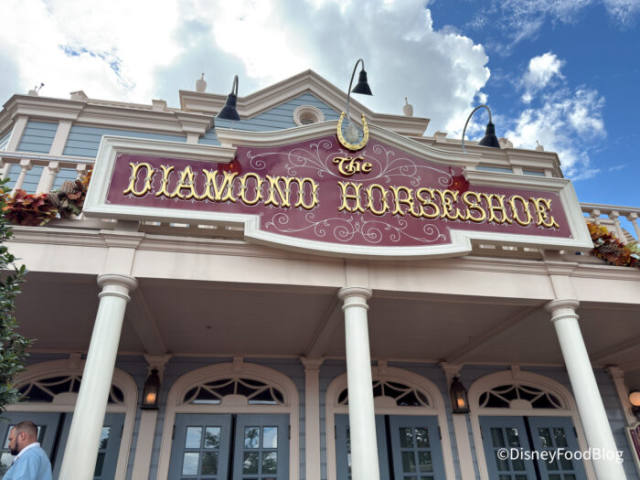 Diamond Horseshoe Pop-Up Set for Fall at Magic Kingdom