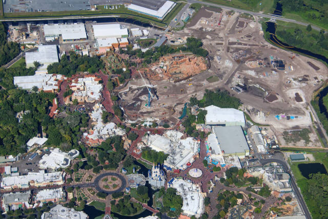 Aerial Photos Reveal Scale of Magic Kingdom's Massive Expansion