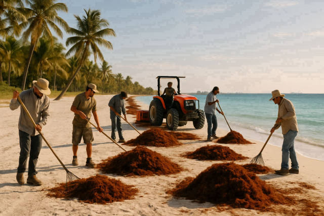 Miami-Dade Eyes Faster Sargassum Cleanup for South Florida Beaches