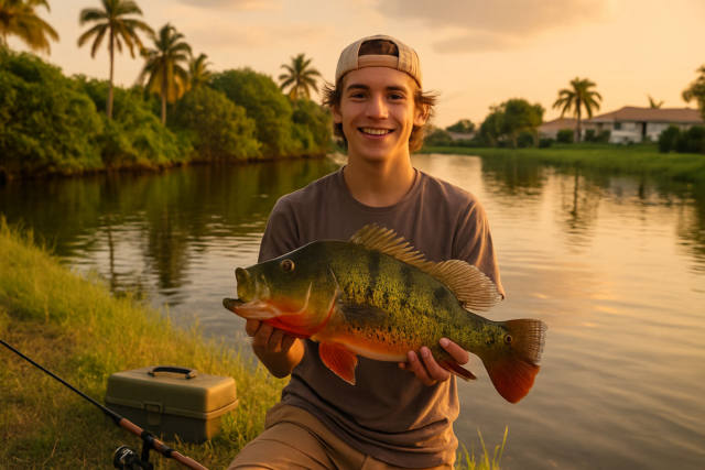 Miami Teen Sets Florida Record With 3.02-Pound Jaguar Guapote