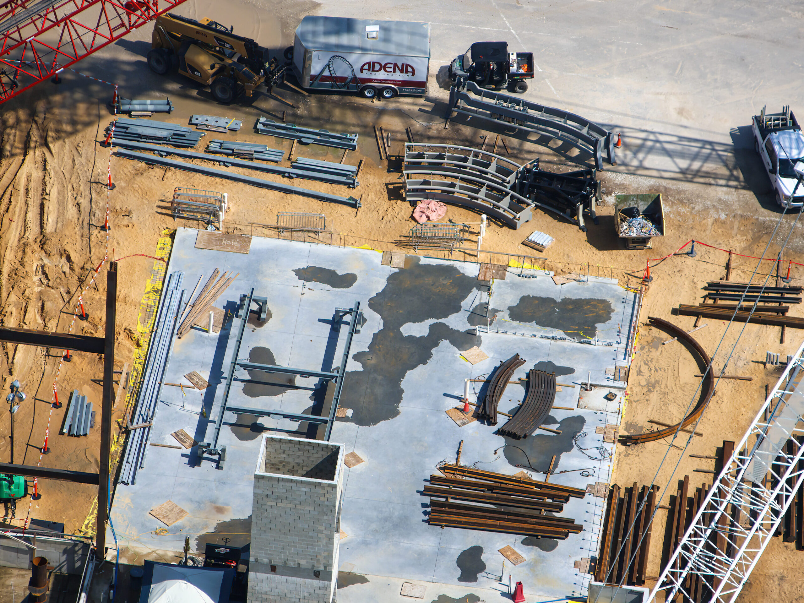 Monsters, Inc. Coaster Track Moves Closer to Hollywood Studios Show Building
