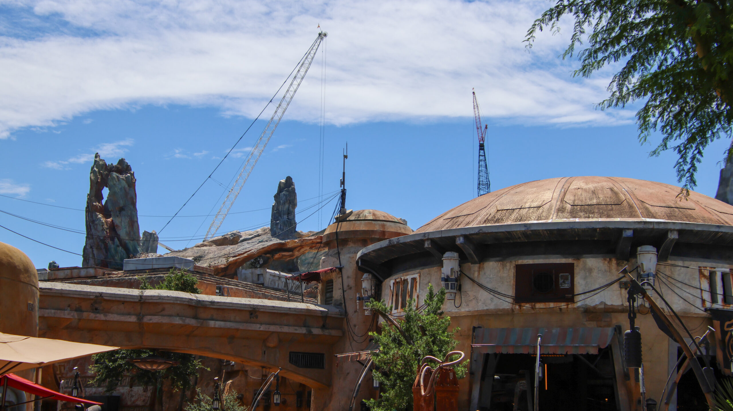 Monstropolis Coaster Construction Reshapes Hollywood Studios Sky