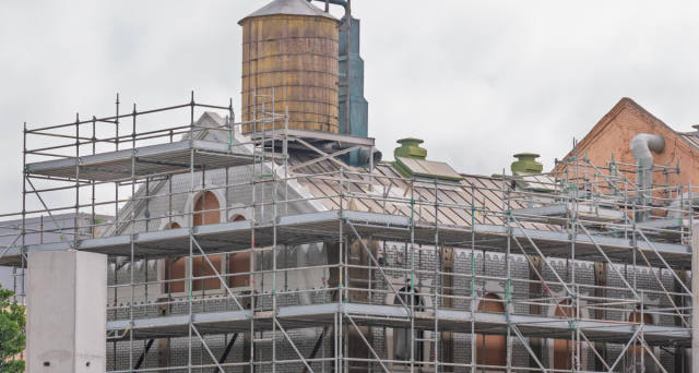 Scaffolding Marks Monstropolis Progress at Hollywood Studios