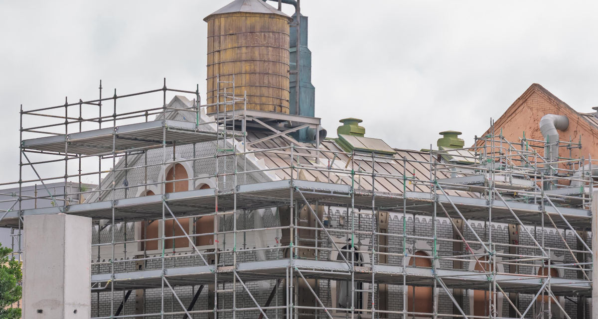 Scaffolding Marks Monstropolis Progress at Hollywood Studios