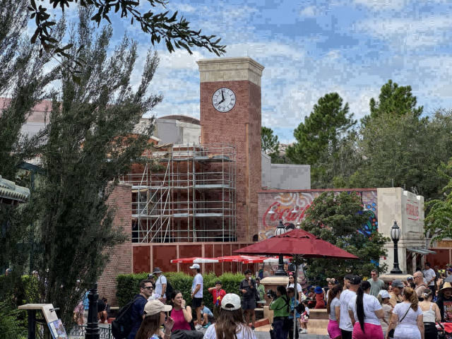 Monstropolis Clock Tower Emerges at Hollywood Studios
