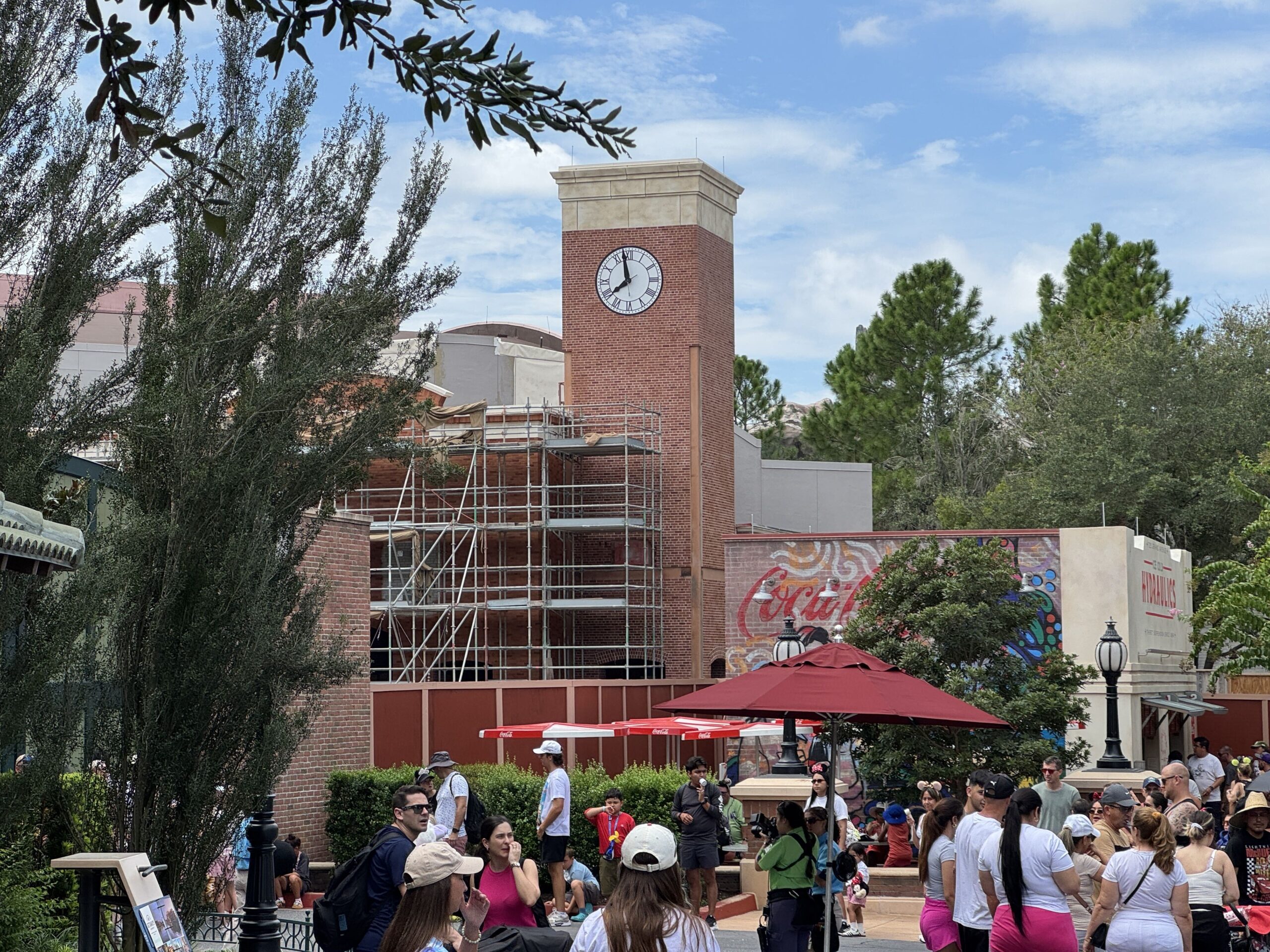 Monstropolis Clock Tower Emerges at Hollywood Studios