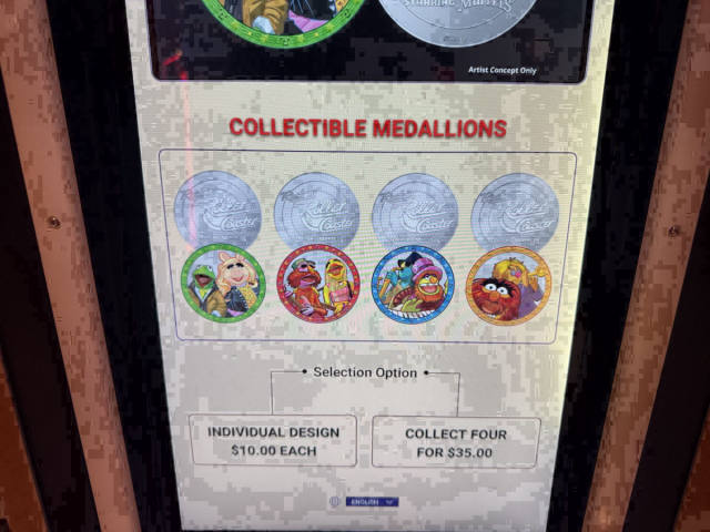 Muppets Band Medallions Now at Hollywood Studios