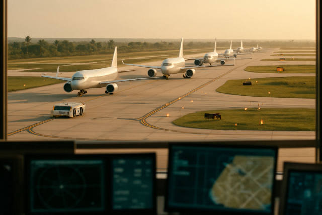 NASA Tests Smarter Taxi Systems for Busy Airports