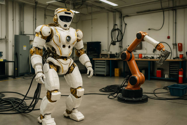 NASA Johnson Team Builds Robots for Future Space Crews
