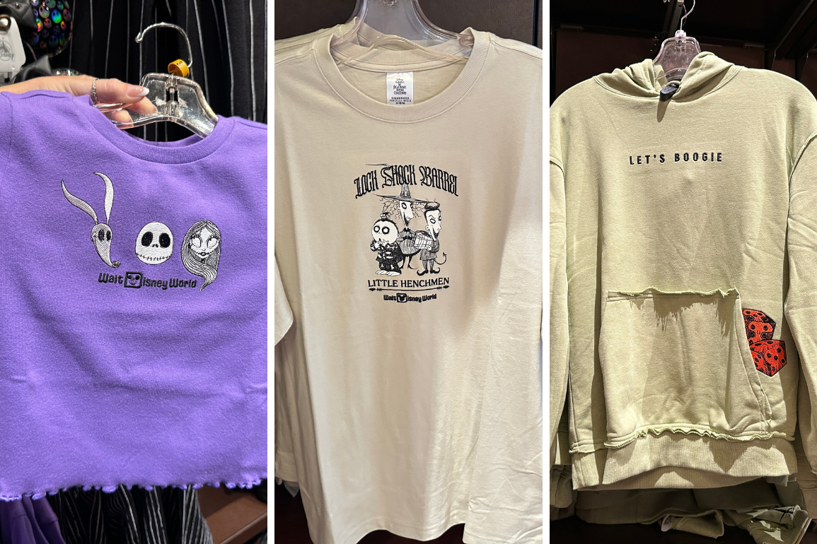 New Nightmare Before Christmas Apparel Arrives at Walt Disney World