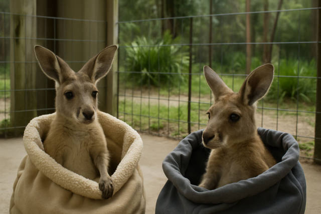 Two Young Kangaroos Join North Florida Wildlife Center