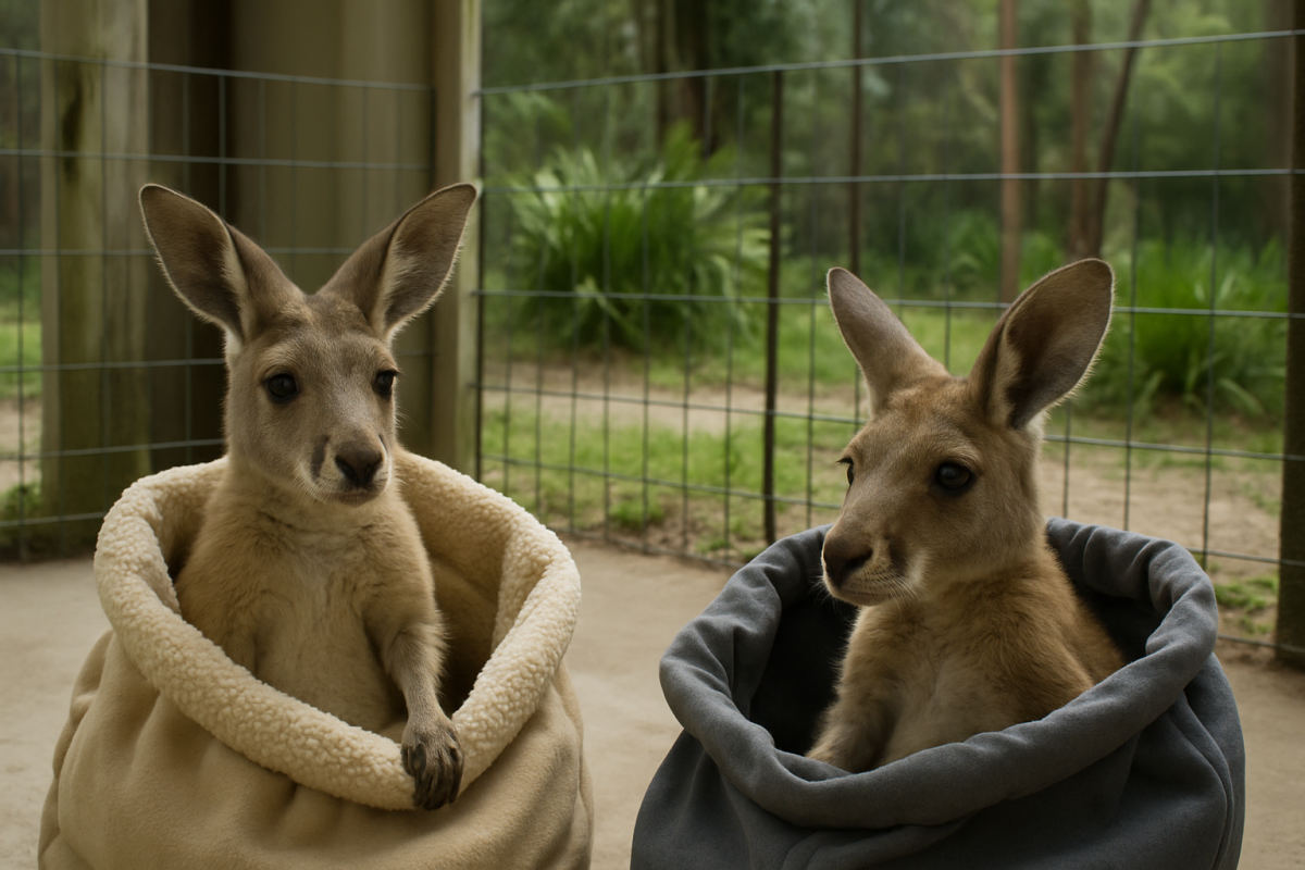 Two Young Kangaroos Join North Florida Wildlife Center