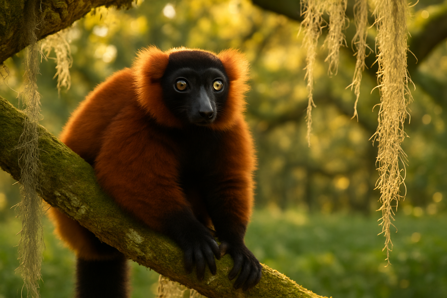 Red Ruffed Lemurs Join North Florida Wildlife Center