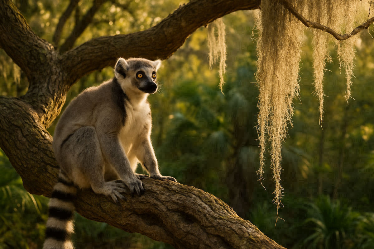 Lloyd Wildlife Center Brings In Lemurs to Fund Madagascar Trees